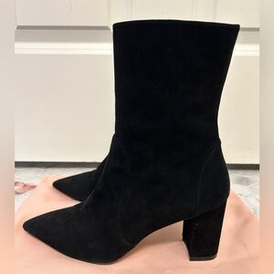Stuart Weitzman Block Heeled Boots 5.5
